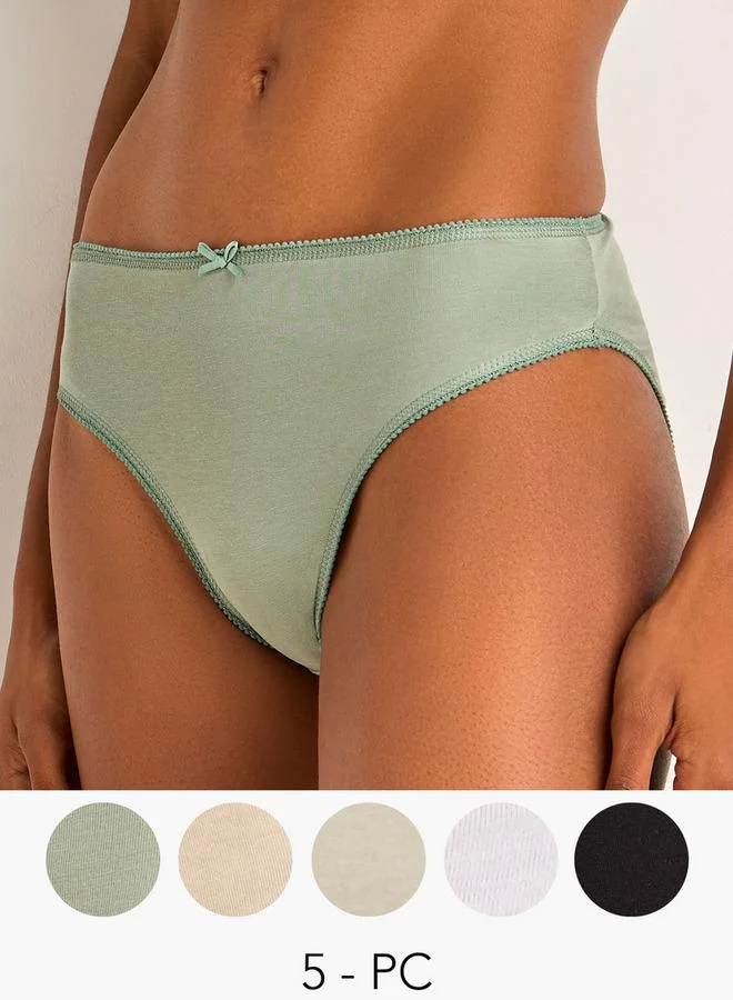 سبلاش فيڤ Set of 5 - Bikini Briefs with Bow Detail